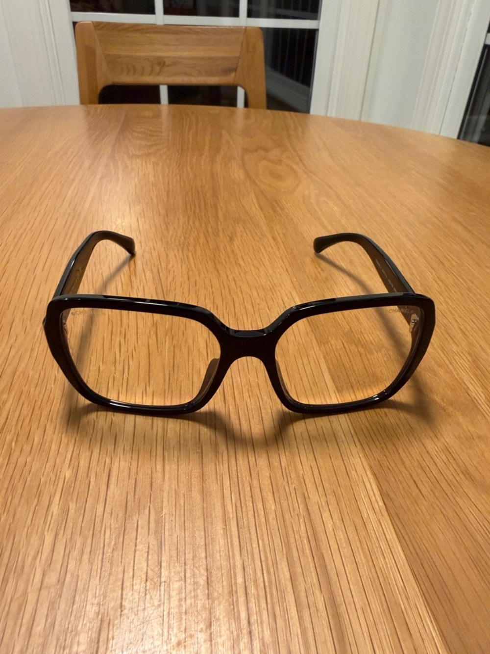 CHANEL SQUARE BLUE LIGHT GLASSES - Picture 2 of 6